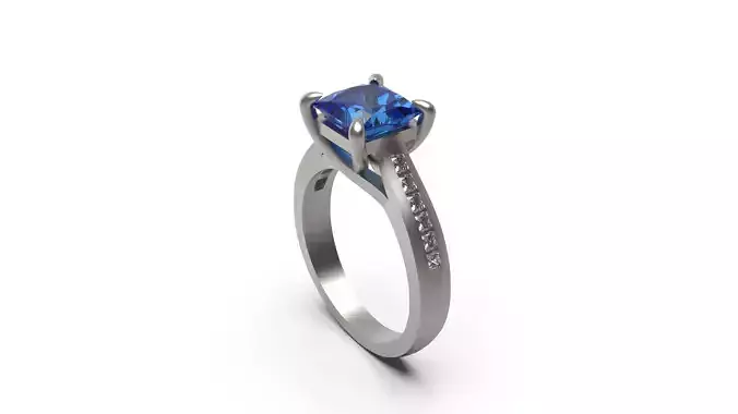 Woman solitaire Ring 60