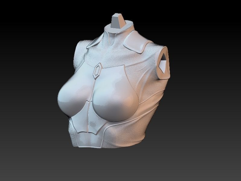 Star Wars Mandalorian Pin Up Girl 3D print model_8