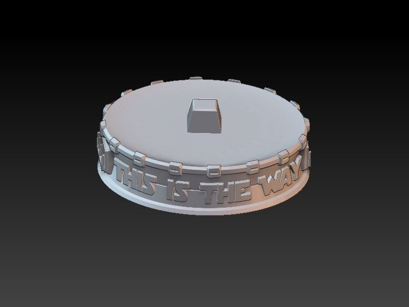 Star Wars Mandalorian Pin Up Girl 3D print model_7