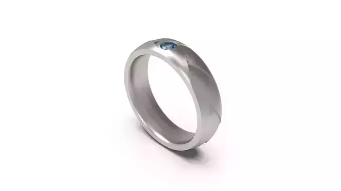 Woman Band Ring 69 3D print model