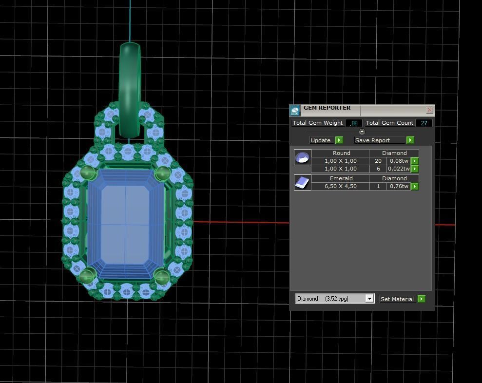 Pendant 40 3D print model_6