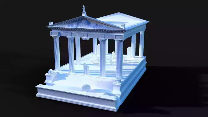 NeoClassical GrecoRoman Painting Scene