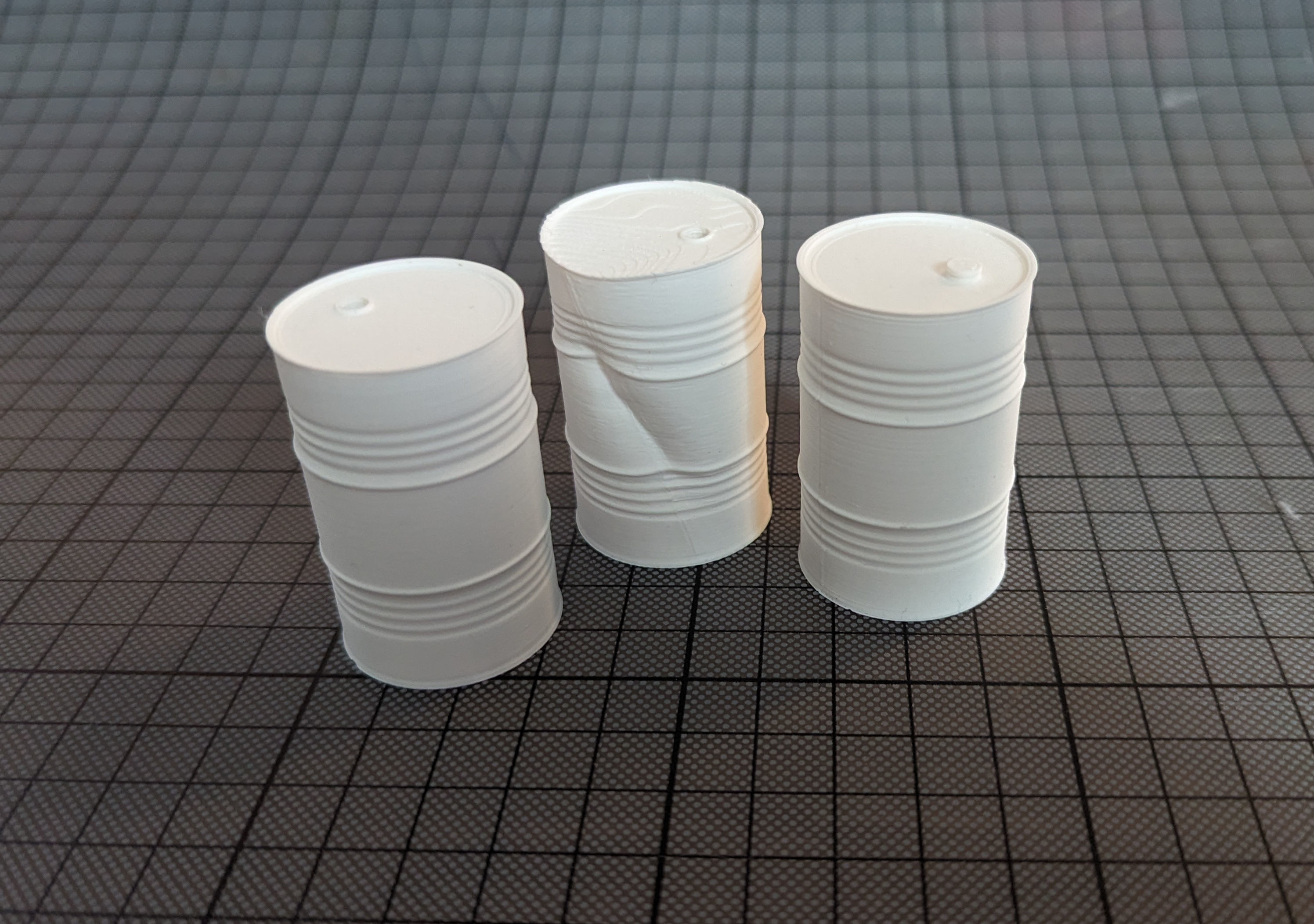 Barrels oil cans Low-poly 3D model_8