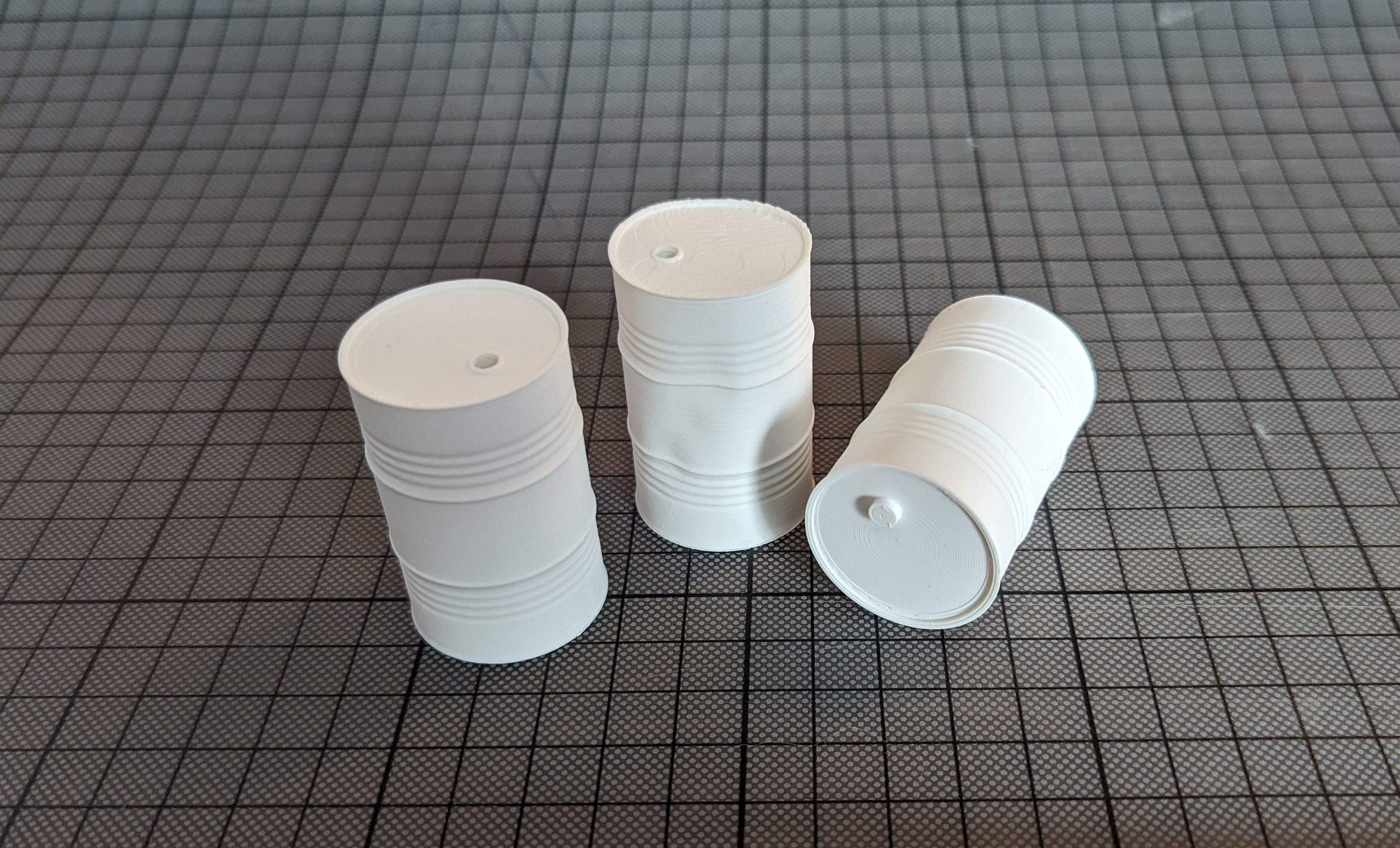 Barrels oil cans Low-poly 3D model_9