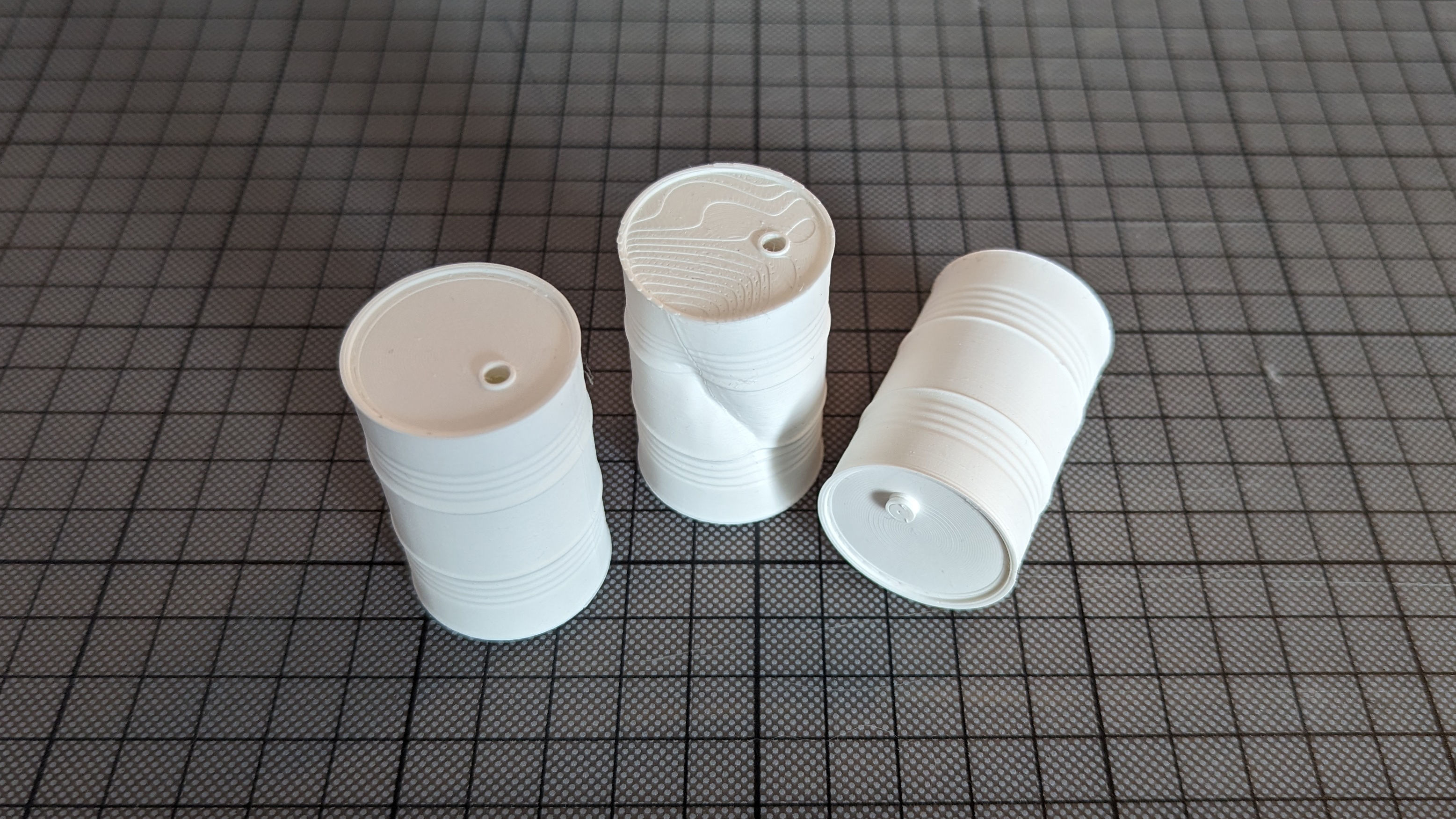 Barrels oil cans Low-poly 3D model_10