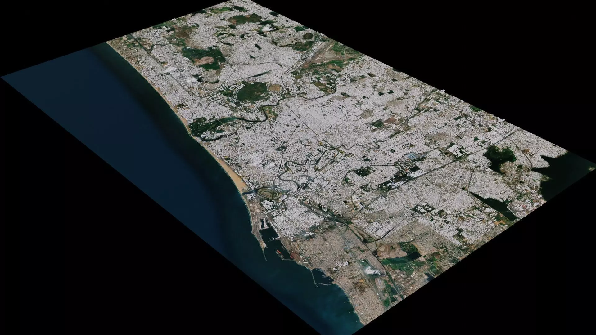 Chennai - India 3D model_0