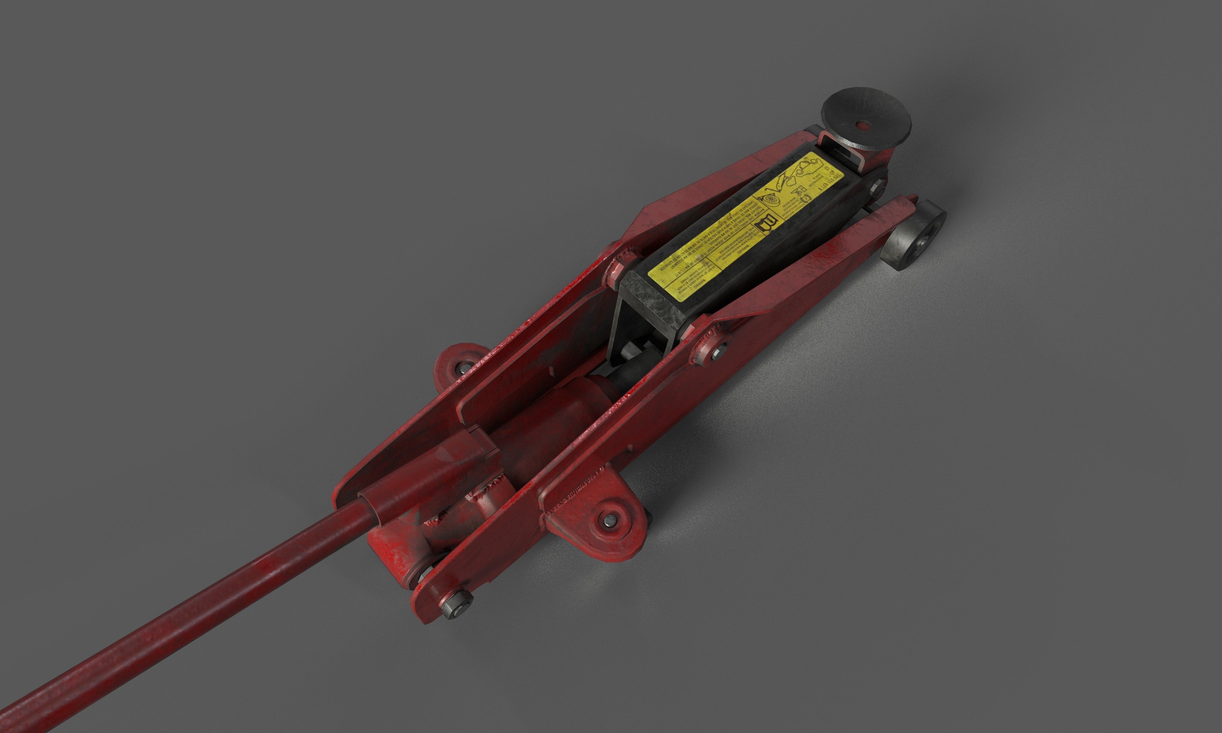 Garage Equipment Low-poly 3D model_8