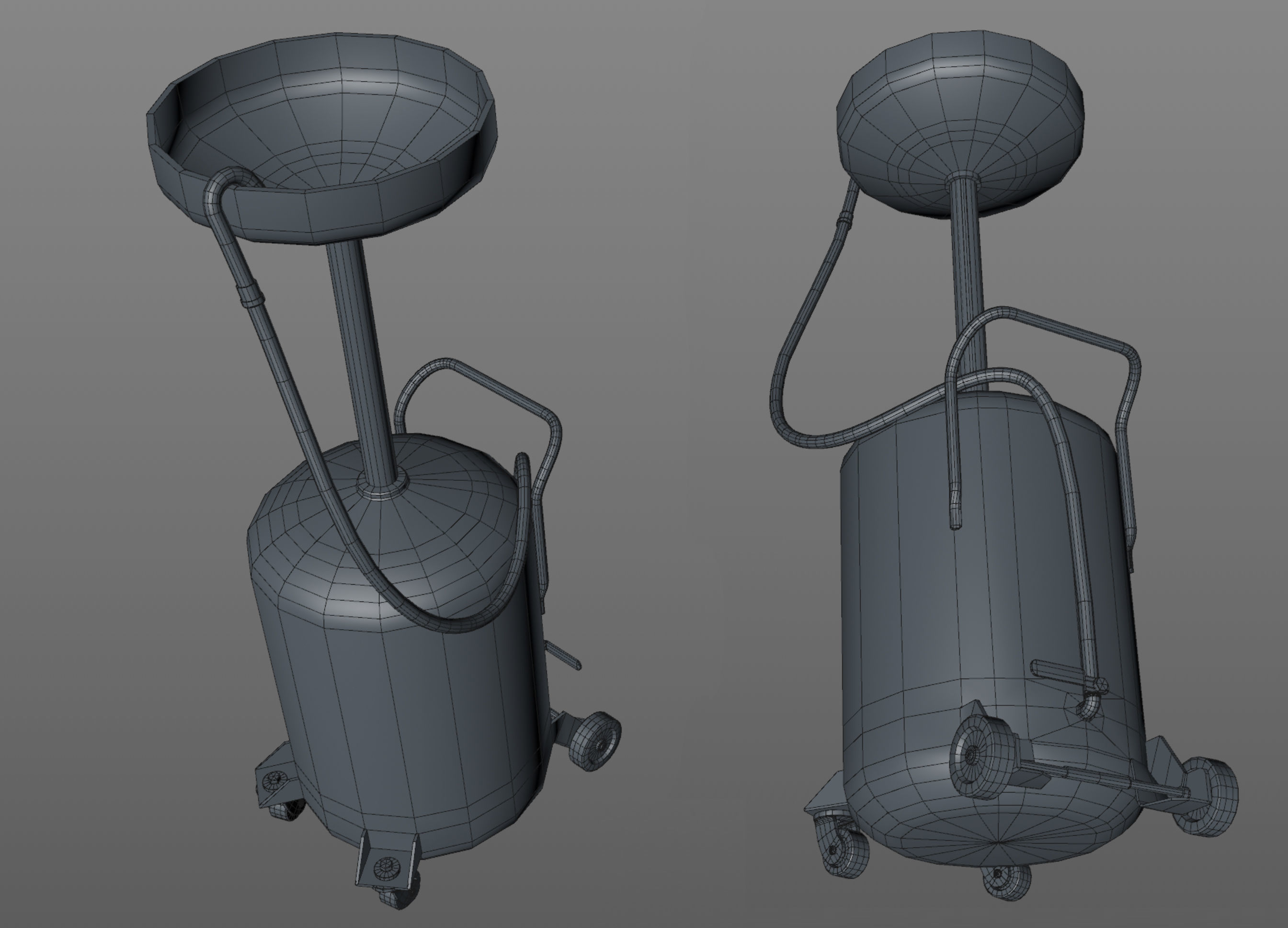 Garage Equipment Low-poly 3D model_16