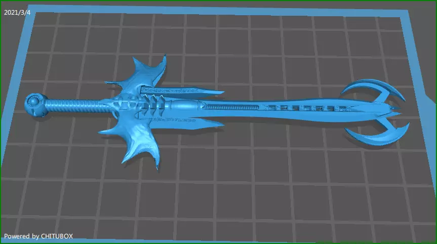 Batman Axe Blade Sword 3D print model