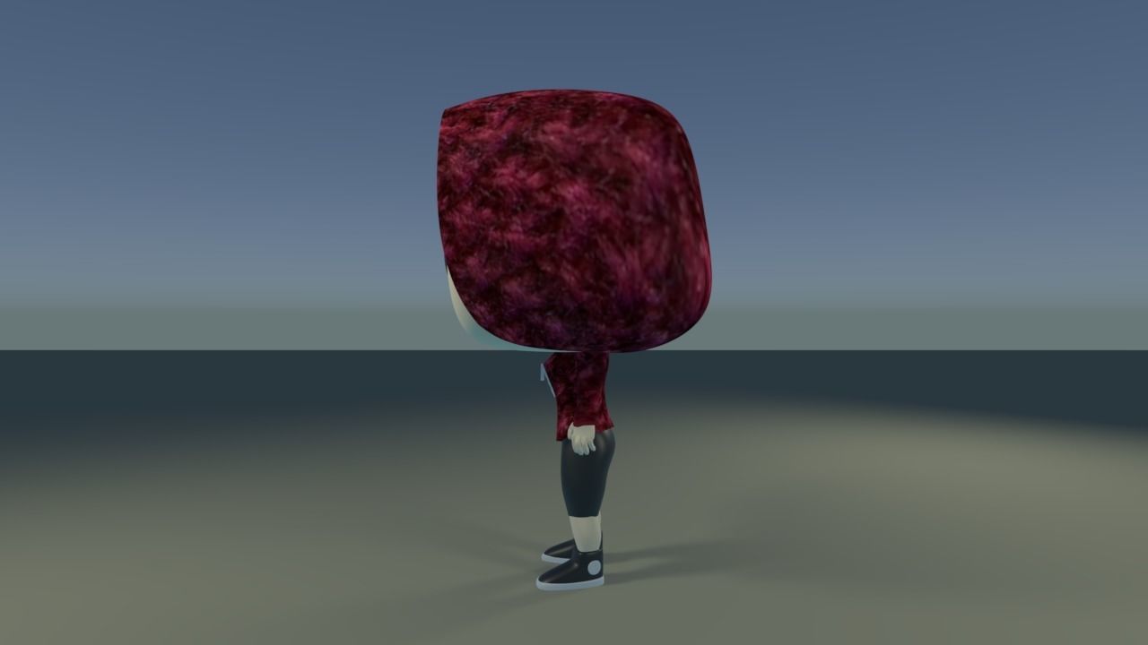 DIY Custom Pop Girl Hoodie Pants 3D Print Customizable 3D print model_2