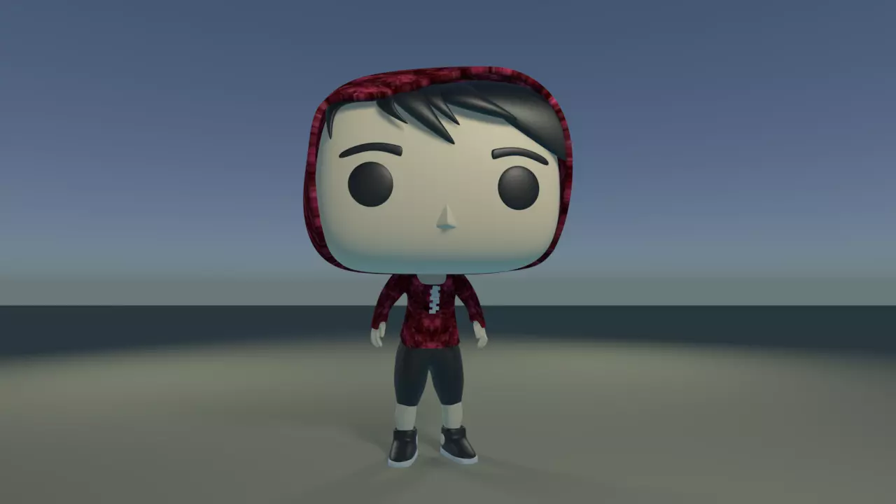 DIY Custom Pop Girl Hoodie Pants 3D Print Customizable 3D print model_0