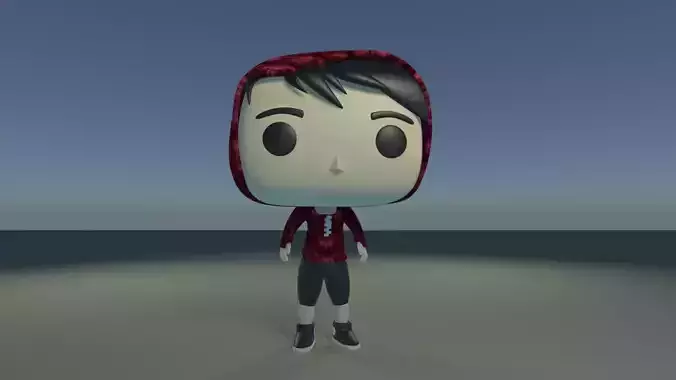 DIY Custom Pop Girl Hoodie Pants 3D Print Customizable 3D print model DIY Custom Pop Girl Hoodie Pants 3D Print Customizable 3D print model