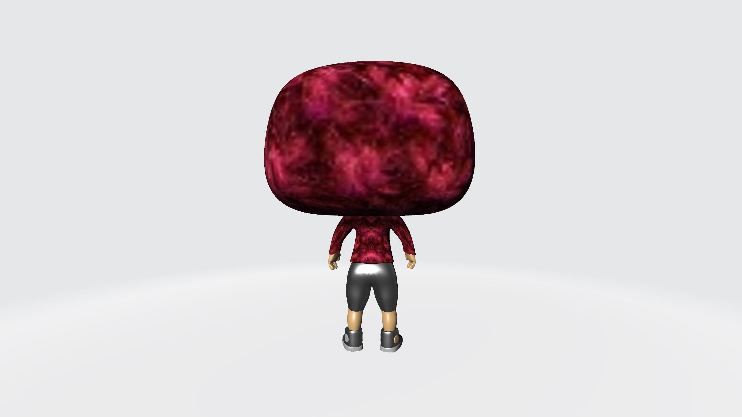 DIY Custom Pop Girl Hoodie Pants 3D Print Customizable 3D print model_5