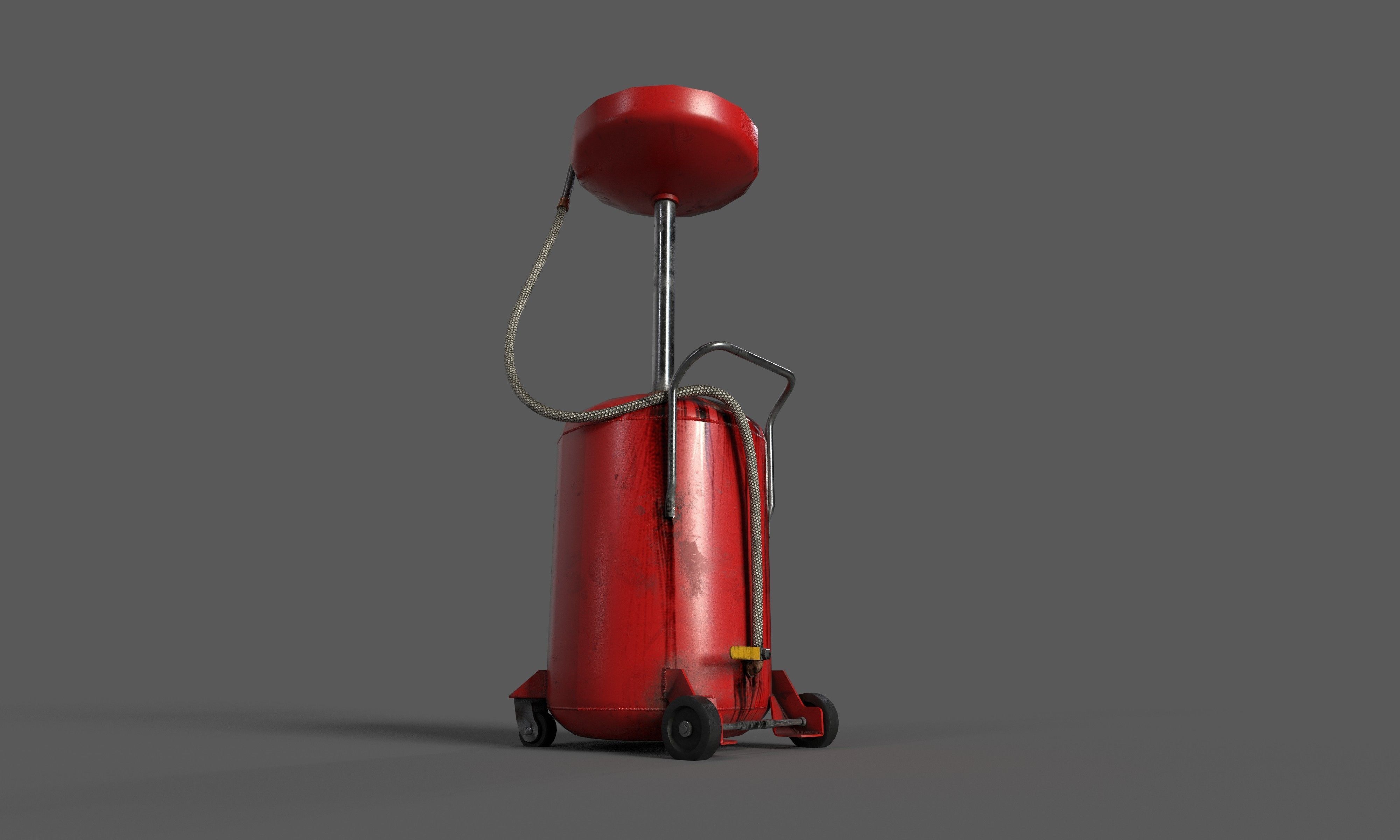 Oil drain Low-poly 3D model_4