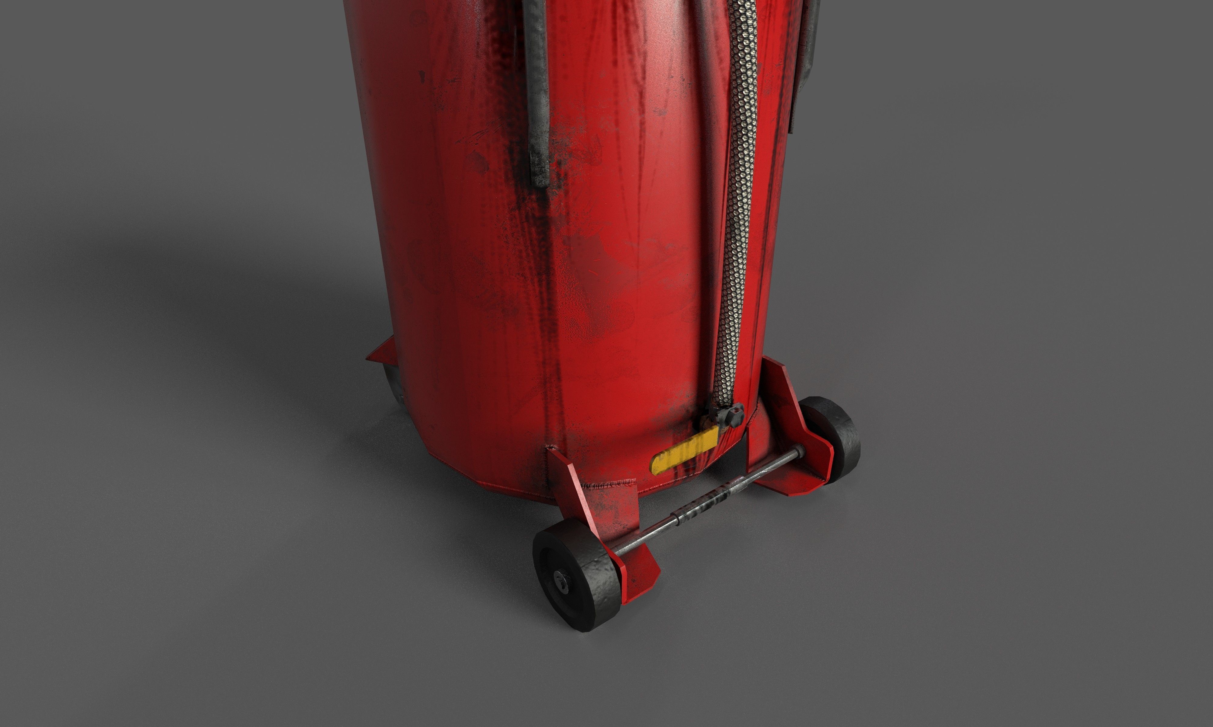 Oil drain Low-poly 3D model_3