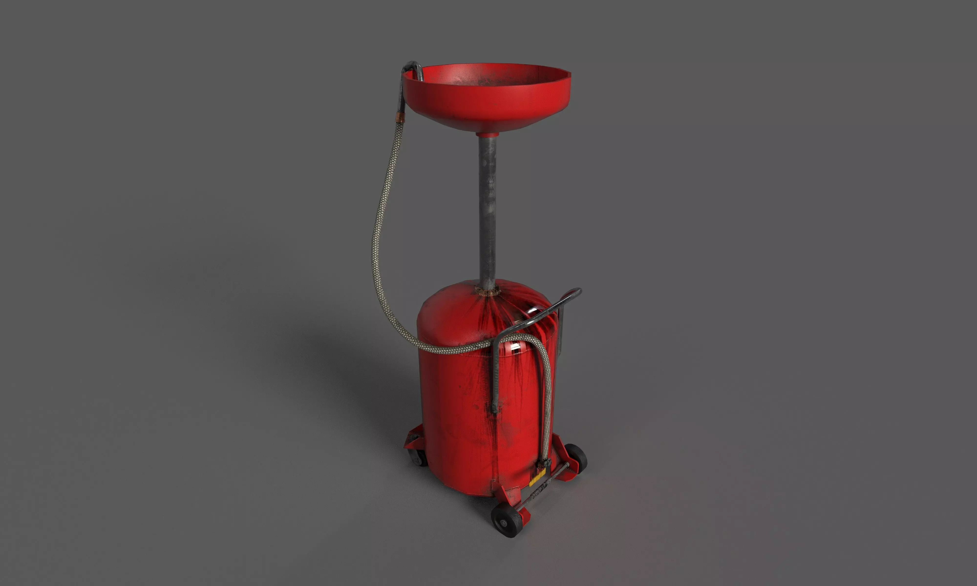 Oil drain Low-poly 3D model_0