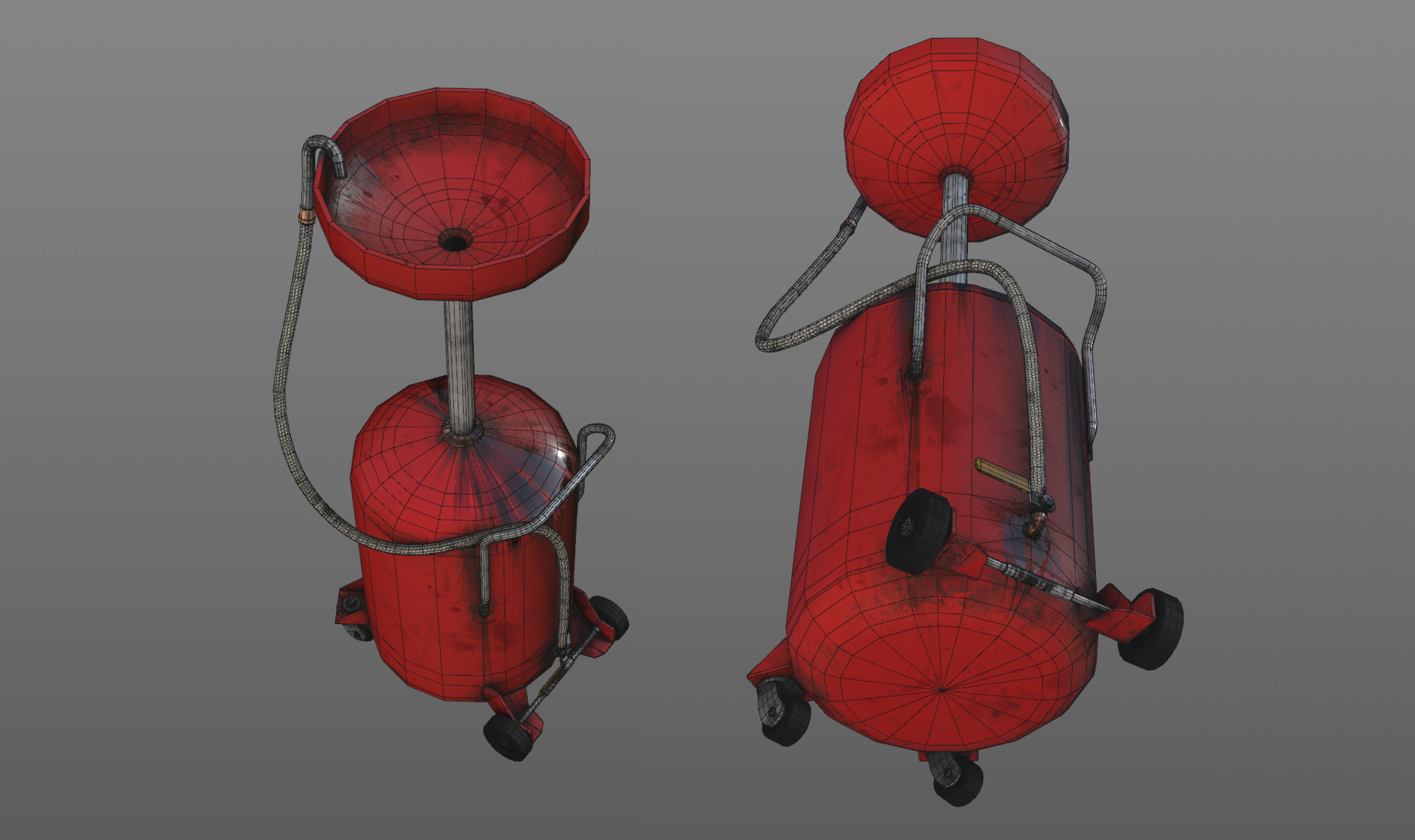 Oil drain Low-poly 3D model_6