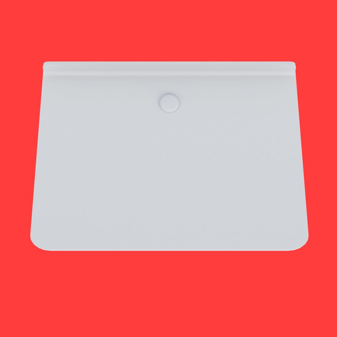 Black Adjustable Pulpit Low-poly 3D model_26