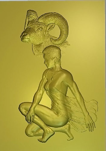  Aries Woman 3D print model