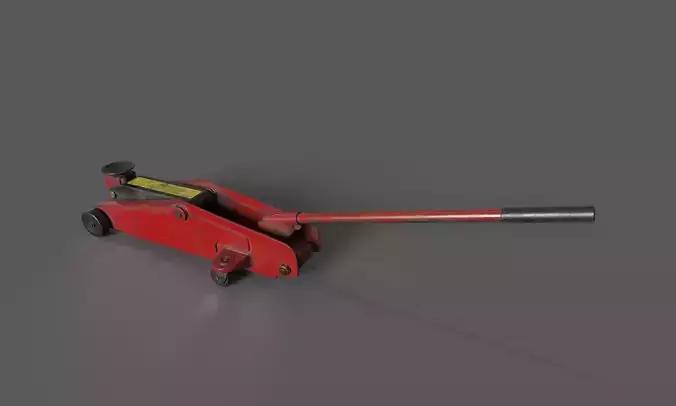 car jack lift Low-poly 3D model