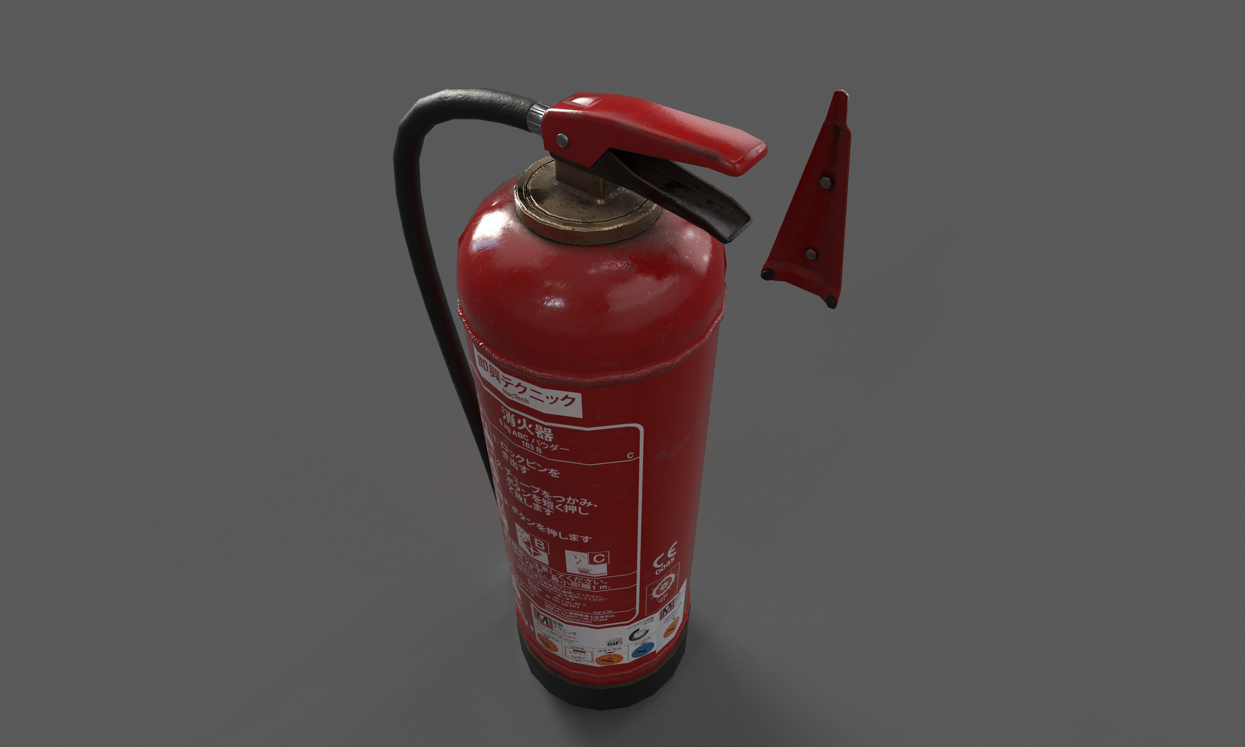 Various Garage Stuff Low-poly 3D model_7