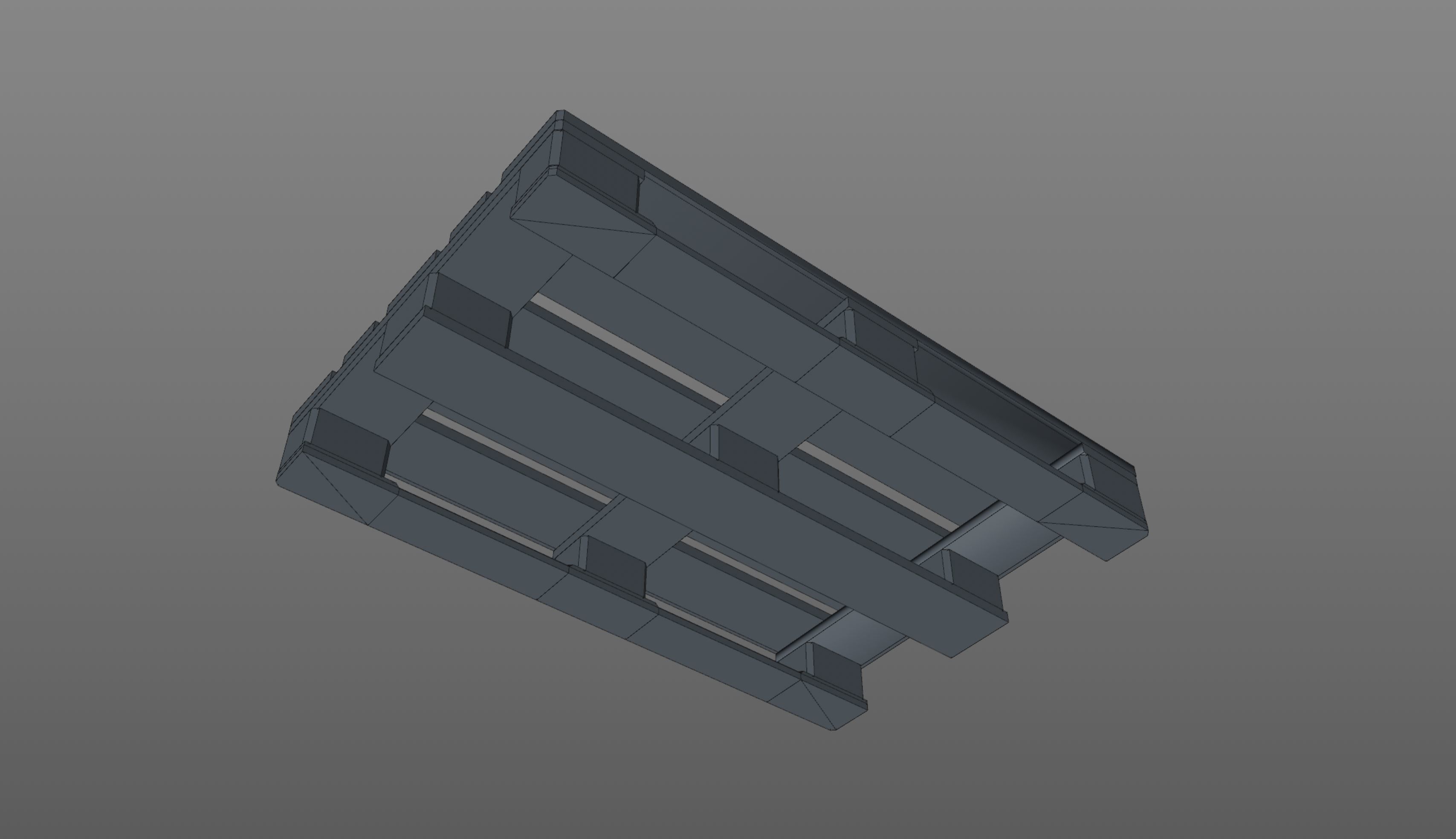 EPAL - Euro Palette Low-poly 3D model_14