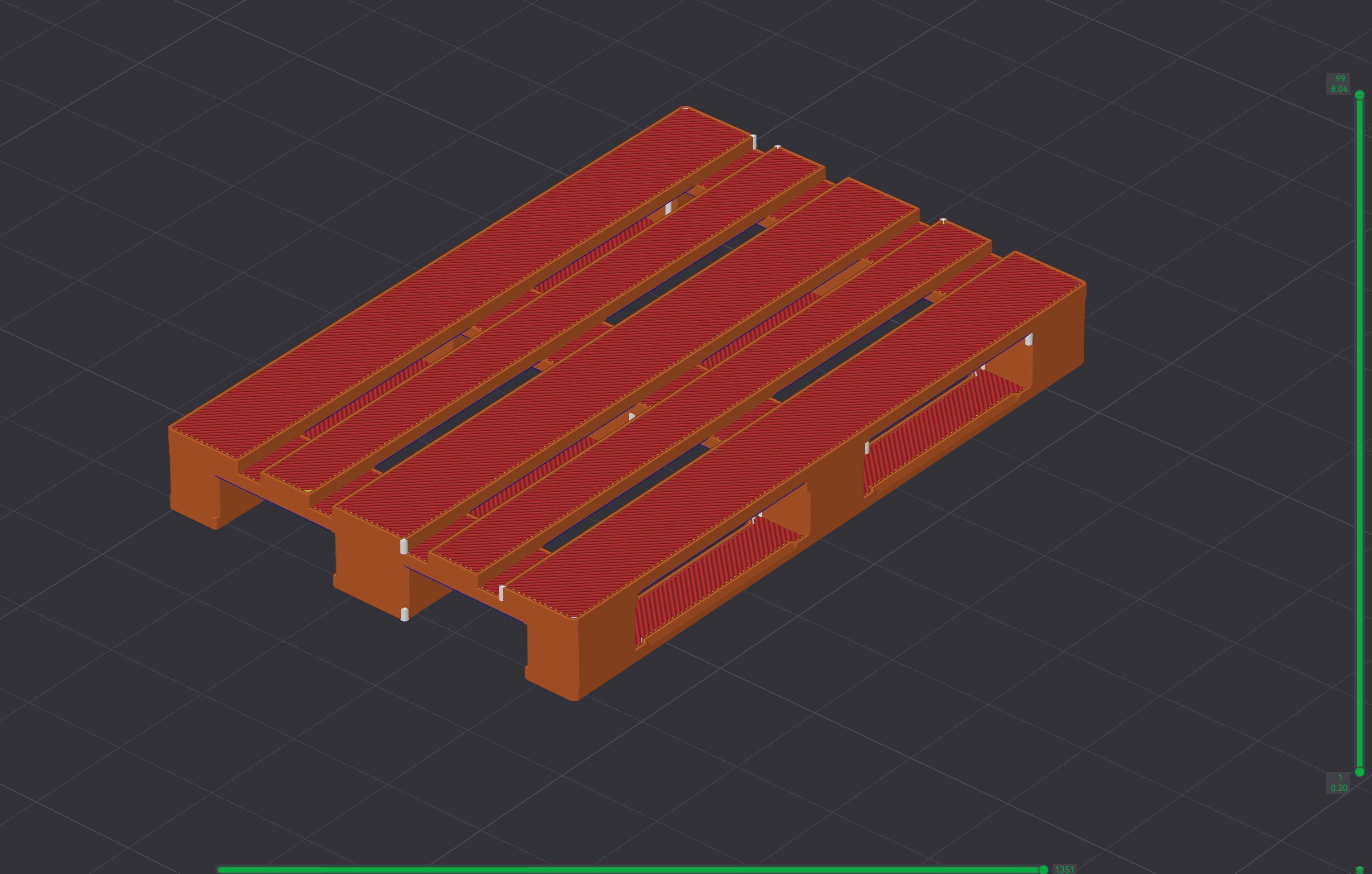 EPAL - Euro Palette Low-poly 3D model_11