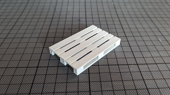 EPAL - Euro Palette Low-poly 3D model 6