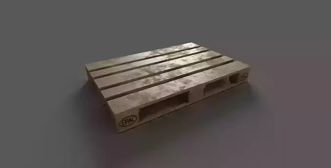 EPAL - Euro Palette Low-poly 3D model