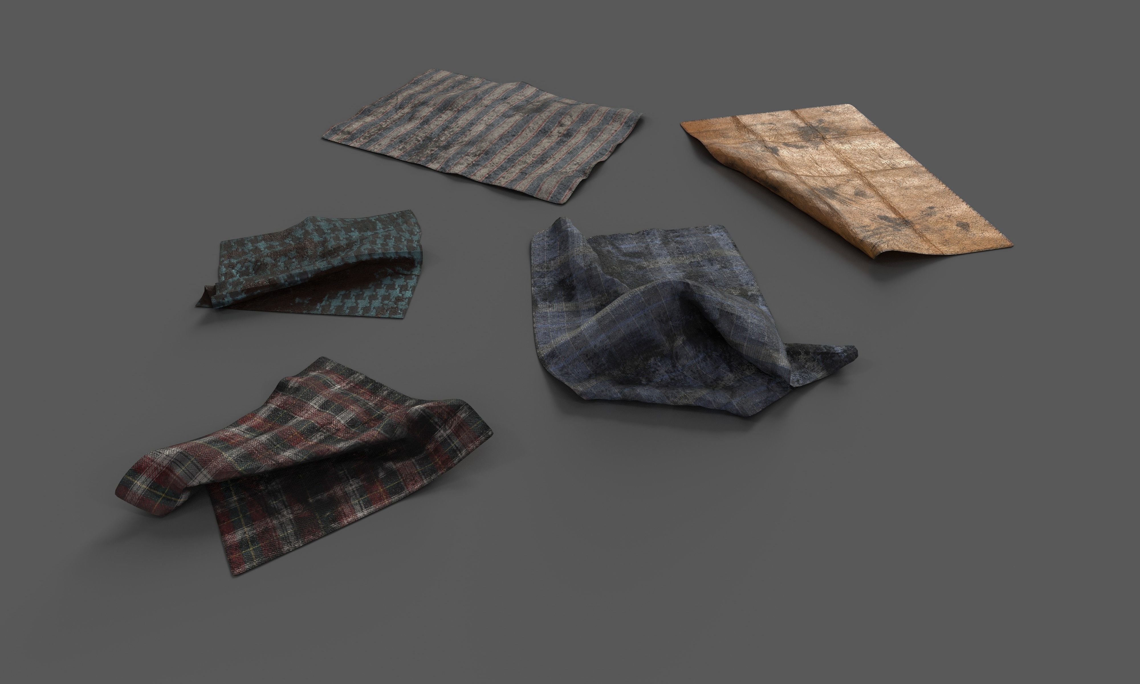 3D model cleaning rag VR / AR / low-poly | CGTrader