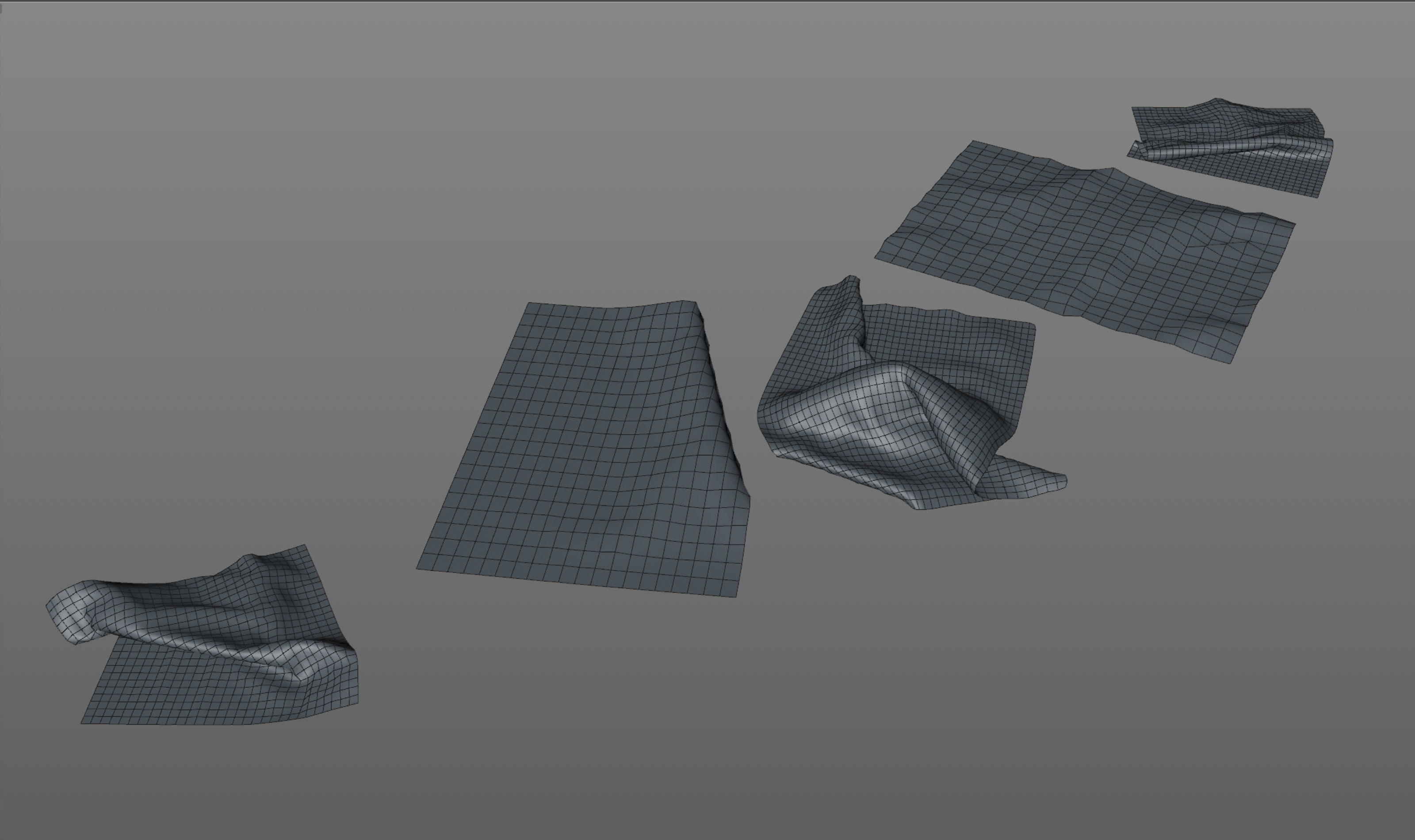 cleaning rag Low-poly 3D model_3