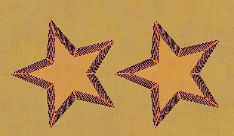 Star wand Low-poly 3D model_4