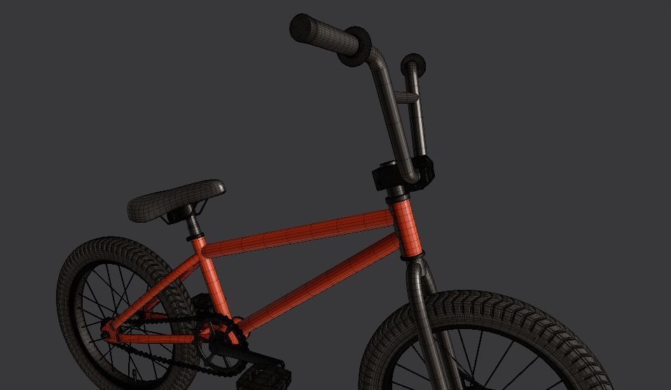 Freestyle BMX  3D model_9