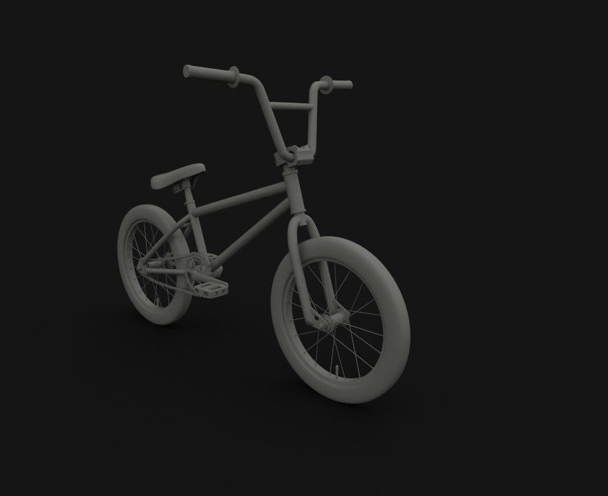 Freestyle BMX  3D model_8