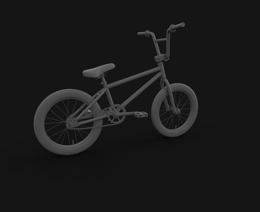 Freestyle BMX  3D model_7