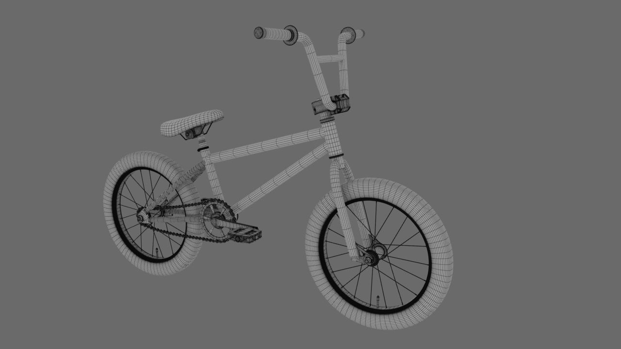 Freestyle BMX  3D model_6