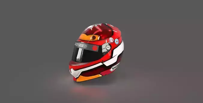 Helmet Low-poly 3D model