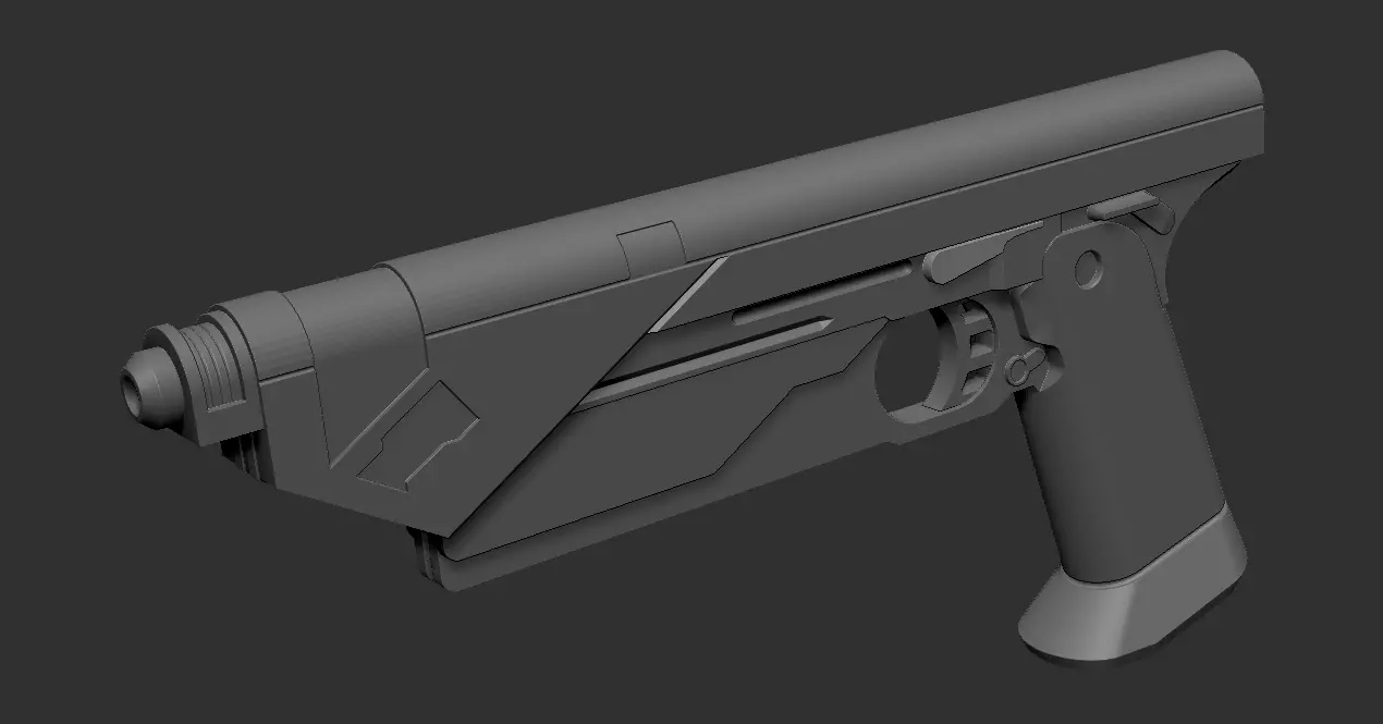 Bo-katan Westar-35 mandalorian blaster 3d print model 3D print model_0