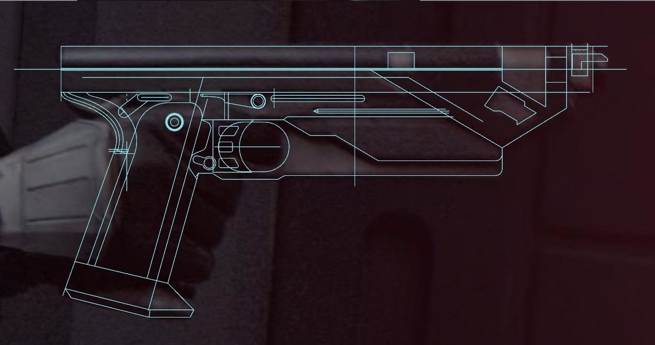 Bo-katan Westar-35 mandalorian blaster 3d print model 3D print model_4