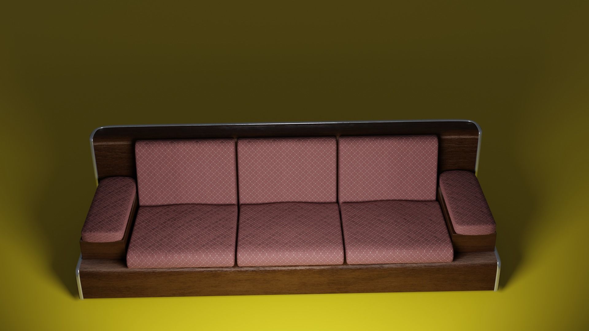Ancient Sofa 3D model_2