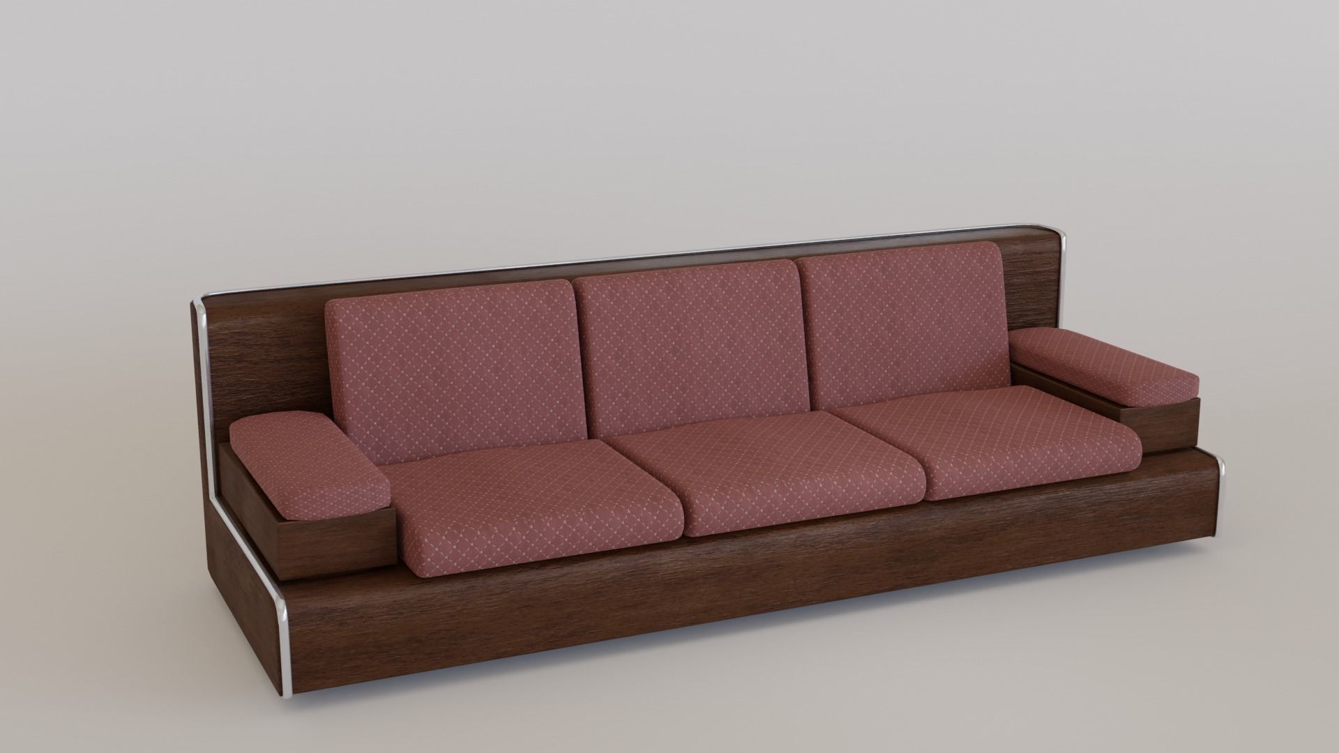 Ancient Sofa 3D model_1