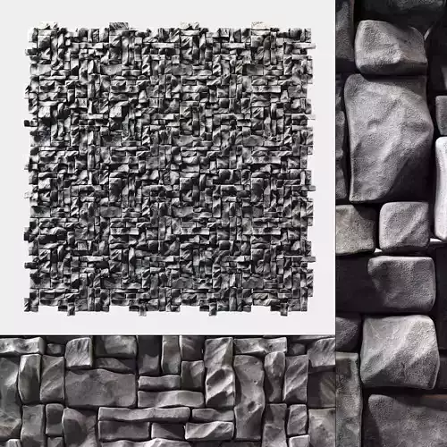 Panel Big Rock block stone n2