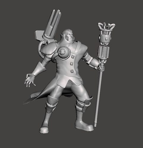 Creator Viktor 3D Model 3D print model