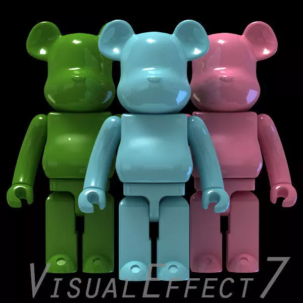 Bear Brick  3D Collection 3D model_0