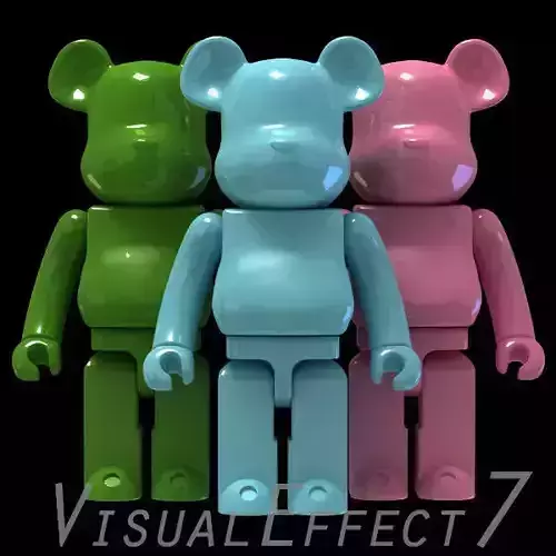 Bear Brick  3D Collection 3D model