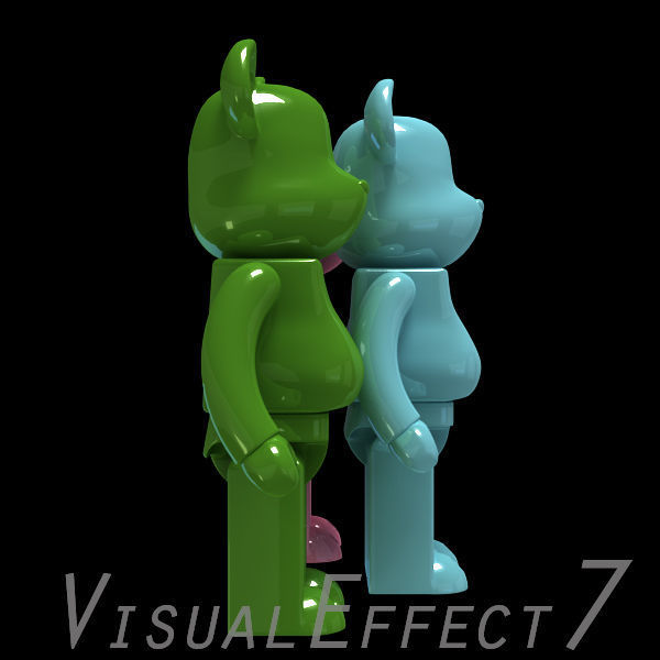 Bear Brick  3D Collection 3D model_3