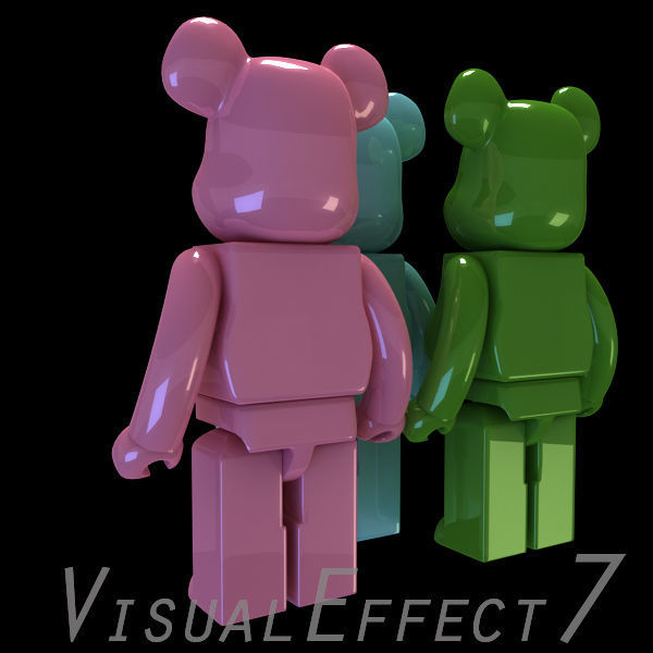 Bear Brick  3D Collection 3D model_2