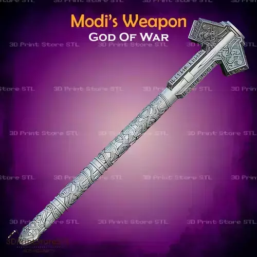 Modi Weapon Cosplay God of War - STL File 3D print model