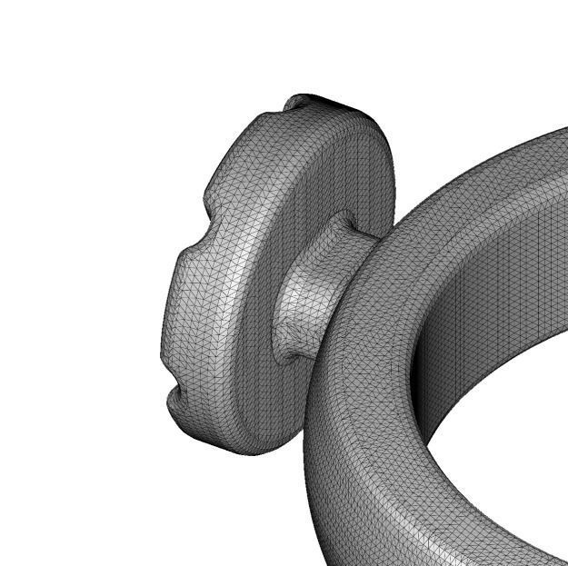 Stylish Pizza Women Ring 3D print model_3