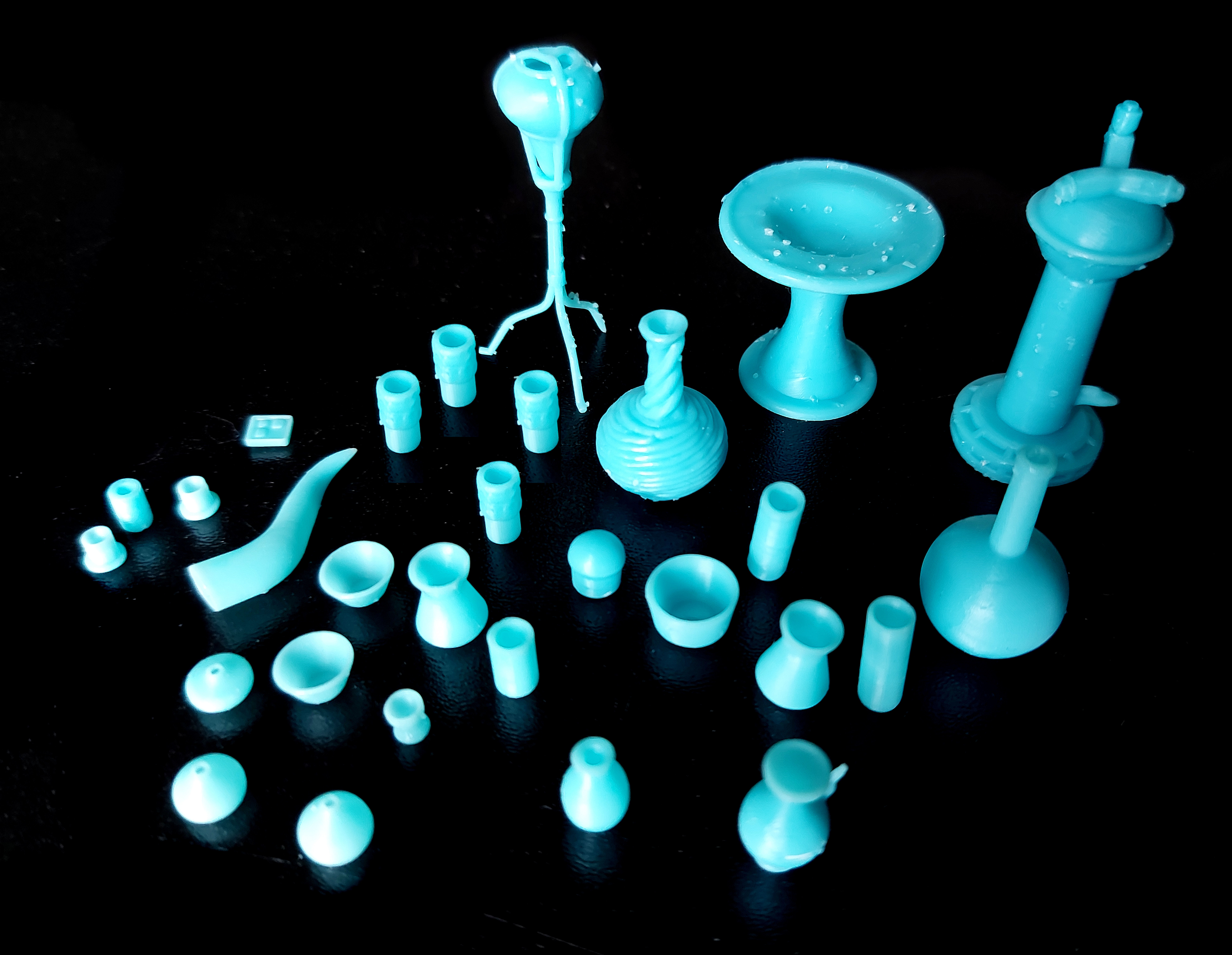 Jabbas Throne Room - Set 3b - Attributes 1-6 scale Hottoys 3D print model_6